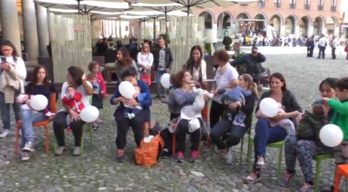 ALLATTAMENTO AL SENO: IN PIAZZA GRANDE UN FLASH MOB DI VALORIZZAZIONE